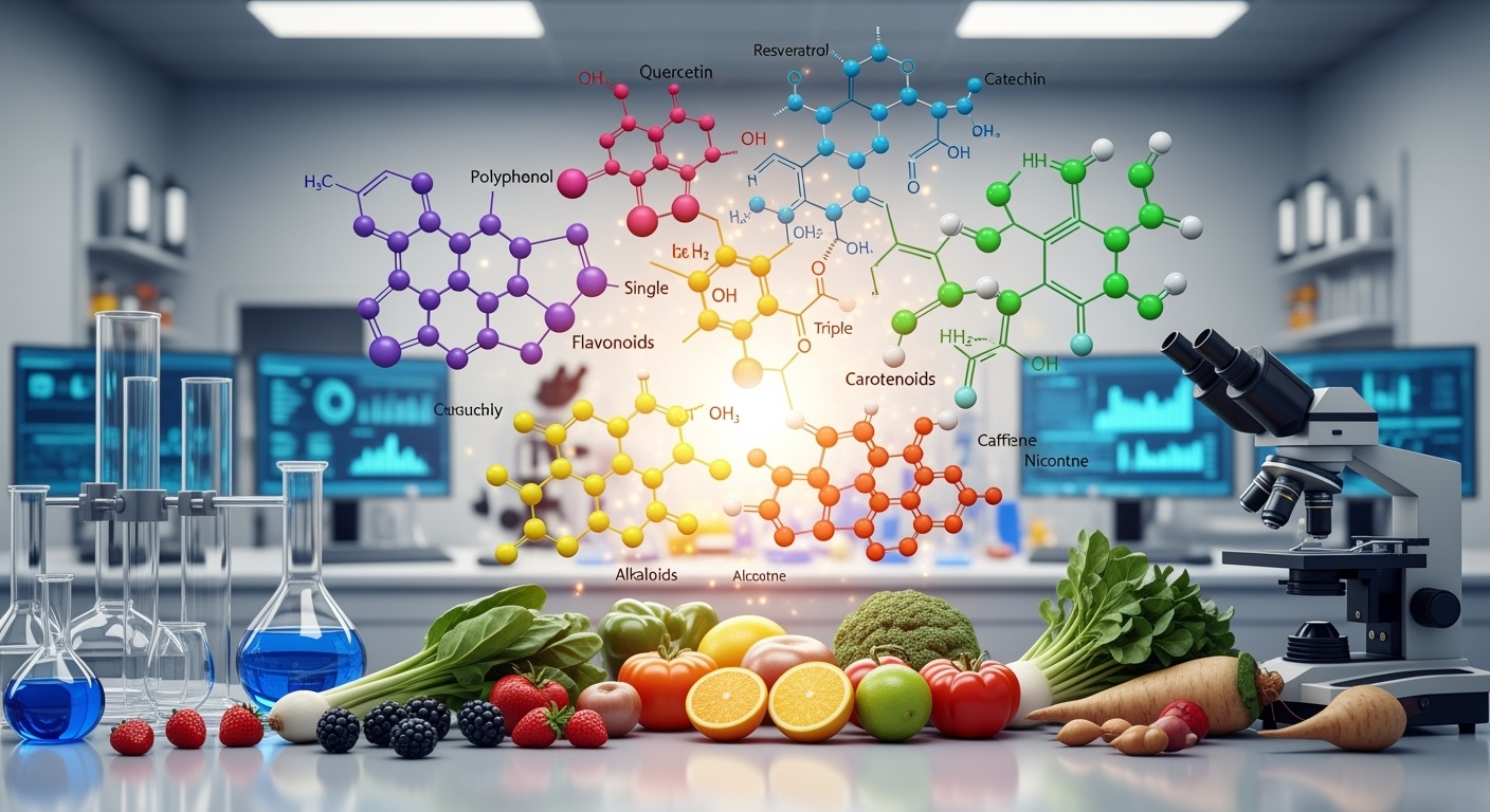 Read more about the article Functional Food Chemistry: Unraveling the Molecular Architecture of Plant Bioactive Compounds and Their Synergistic Effects